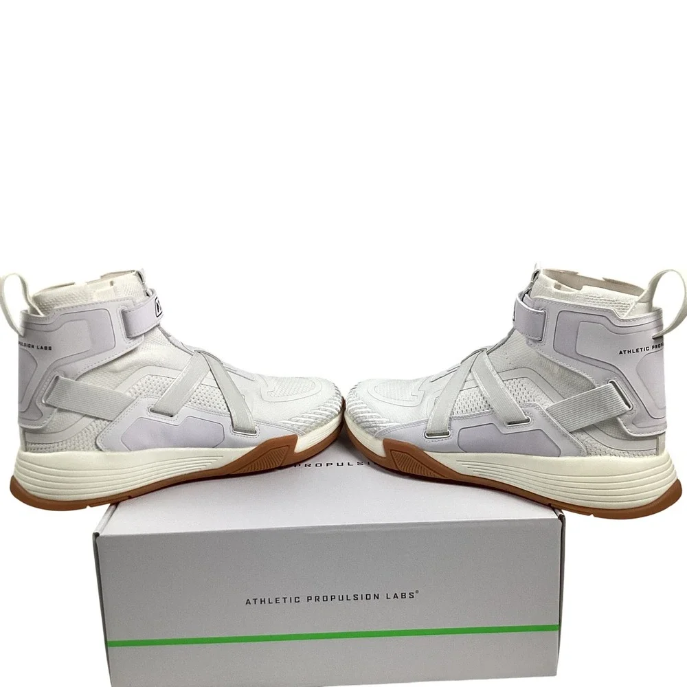 APL Super Future Sneakers Men's 9.5 /‎ Women's 11 White Black Gum High Top Shoes